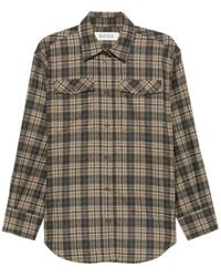 Rohe - Western Checked Overshirt - Lyst