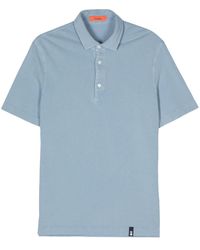 Drumohr - Logo-tag Cotton Polo Shirt - Lyst