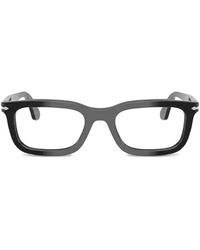 Persol - Brille Mit Eckigem Gestell - Lyst