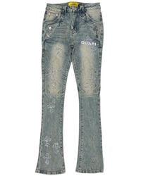 GUAPI - Rhinestone-Embellished Stacked Jeans - Lyst