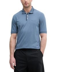 ARMANI EXCHANGE - Logo-Embossed Short-Sleeve Polo Shirt - Lyst