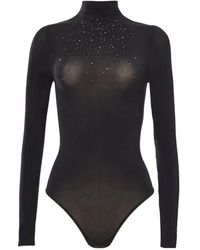 Wolford - Stardust Crystal-Embellished Bodysuit - Lyst