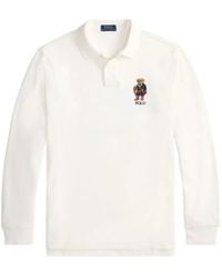 Polo Ralph Lauren - Classic Fit Polo Bear Mesh Polo Shirt - Lyst