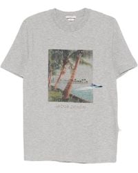 Jacob Cohen - Graphic-Print Crew-Neck T-Shirt - Lyst