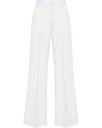 Aspesi - Wide-Leg Trousers - Lyst
