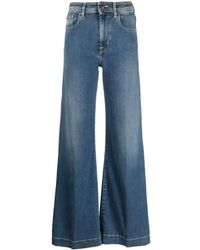 Jacob Cohen - Bootcut-Jeans mit hohem Bund - Lyst
