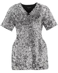 Marc Jacobs - Sequin V-Neck Knit Dress - Lyst