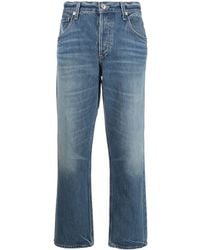 Citizens of Humanity - High Waist Straight Jeans - Lyst
