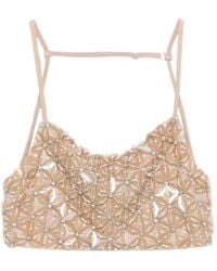P.A.R.O.S.H. - Embellished Top - Lyst