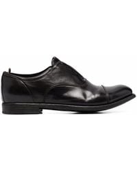 Officine Creative - Leather Slip-On Brogues - Lyst