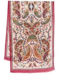 Etro - Sciarpa Con Stampa Paisley - Lyst
