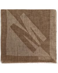 Moschino - Logo-Detail Scarf - Lyst