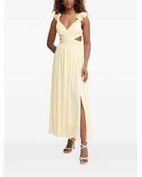 Morgan - Ruffled Cutout-Detail Maxi Dress - Lyst