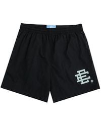 Eric Emanuel - Logo-Print Drawstring Swim Shorts - Lyst