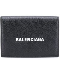 Balenciaga - Logo-print Tri-fold Wallet - Lyst