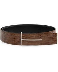 Tom Ford - T-Logo Reversible Belt - Lyst