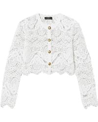 Twinset - Knitted Cropped Jacket - Lyst