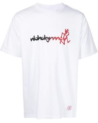 Neighborhood T-shirt Met Logoprint - Wit