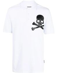 Philipp Plein - Polo Con Parche Skull - Lyst