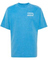 Liberal Youth Ministry - Logo-print Cotton T-shirt - Lyst