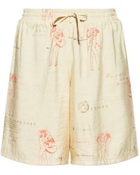 MISBHV - Printed Drawstring Shorts - Lyst