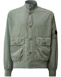 C.P. Company - Chrome-R Button Bomber Jacket - Lyst