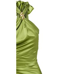 veronica beard halter dress Veronica Beard Izaren Halter Maxi Dress | Cactus main image 0