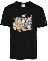 Champion - Disney T-Shirt - Lyst