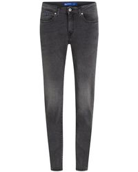 KARL LAGERFELD - Halbhohe Slim-Fit-Jeans - Lyst