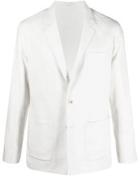 Boglioli - Single-Breasted Linen Blazer - Lyst