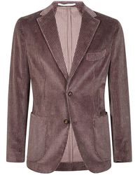 Eleventy - Blazer Monopetto A Coste - Lyst