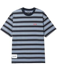 Izzue - Striped Patch T-Shirt - Lyst