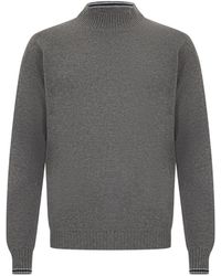Fedeli - Cashmere Mock-Neck Sweater - Lyst