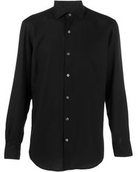 Zegna - Spread-collar Cotton-cashmere Shirt - Lyst