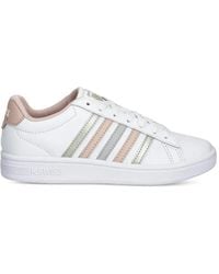 K-swiss - Court Tiebreak Ii Side-Stripe Sneakers - Lyst