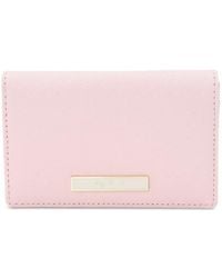 agnès b. - Plaque Leather Wallet - Lyst