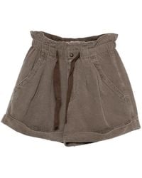Isabel Marant - Nirma Cotton And Linen Canvas Shorts - Lyst