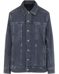 Rick Owens - Giacca Denim Con Bottoni - Lyst
