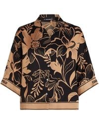 KARL LAGERFELD - Printed Shirt - Lyst