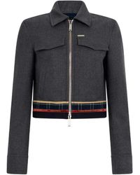 DSquared² - Hybrid Flannel Kaban Jacket - Lyst