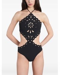 Cult Gaia - Laidie Cut-Out Scalloped-Edge Swimsuit - Lyst