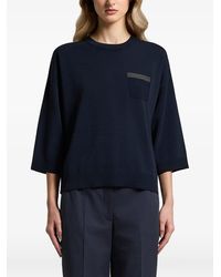 Peserico - Cotton Pocket Sweater - Lyst