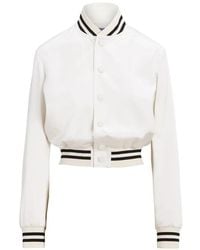 Ralph Lauren - Striped Bomber Jacket - Lyst