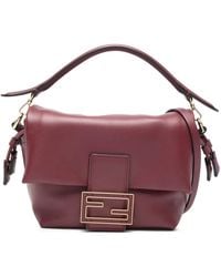 Fendi - Petit Sac Cabas Mamma Baguette En Cuir - Lyst