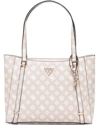 Guess - Erica Monogram-Print Tote Bag - Lyst