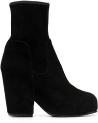 Random Identities - 90Mm Suede Ankle Boots - Lyst