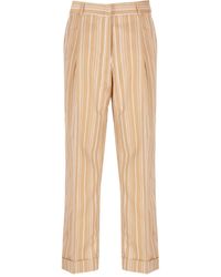 PT Torino - ストライプ クロップドパンツ - Lyst