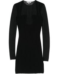 Nensi Dojaka - Ribbed Plissé Mini Dress - Lyst