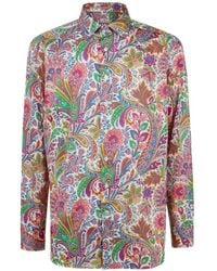 Etro - Long Sleeves Shirt - Lyst