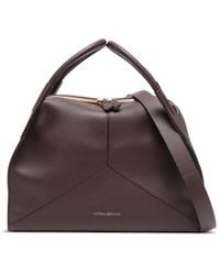 Victoria Beckham - Plié Leather Tote Bag - Lyst